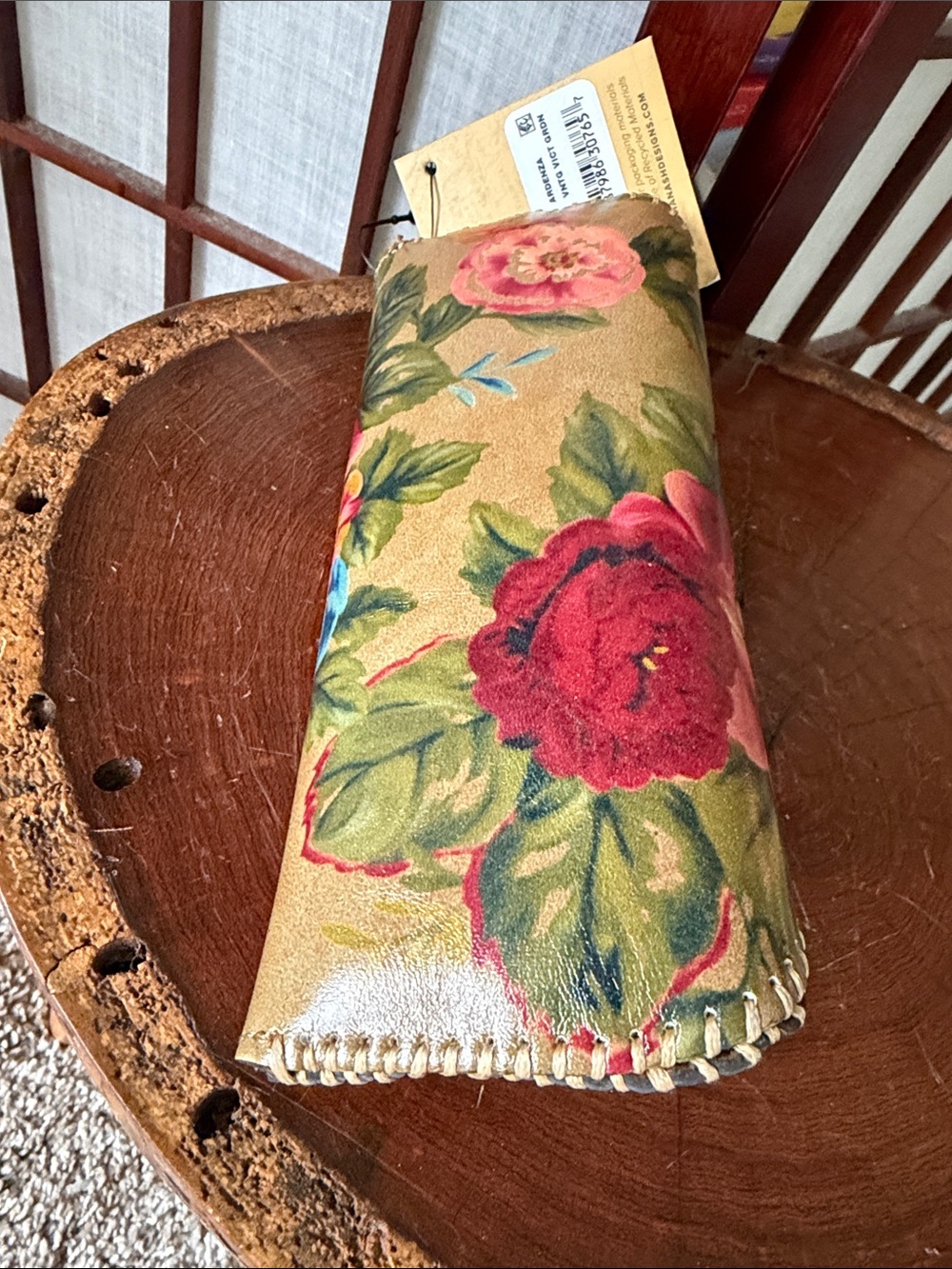 Patricia Nash Floral Embroidered Leather Eyeglass Case - NEW - Picture 5 of 6